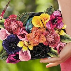 Mary Frances Blooming Beauty Embellished Crossbody Bag